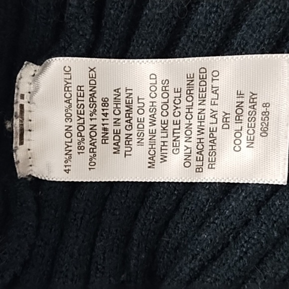 Ana XXL Soft Stretchy Mock Neck Winter Sweater Olive Tan Cream Black Comfy - Picture 9 of 12